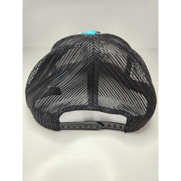 John Deer Snapback Hat Geometric Pattern Mesh - Picture 3 of 8